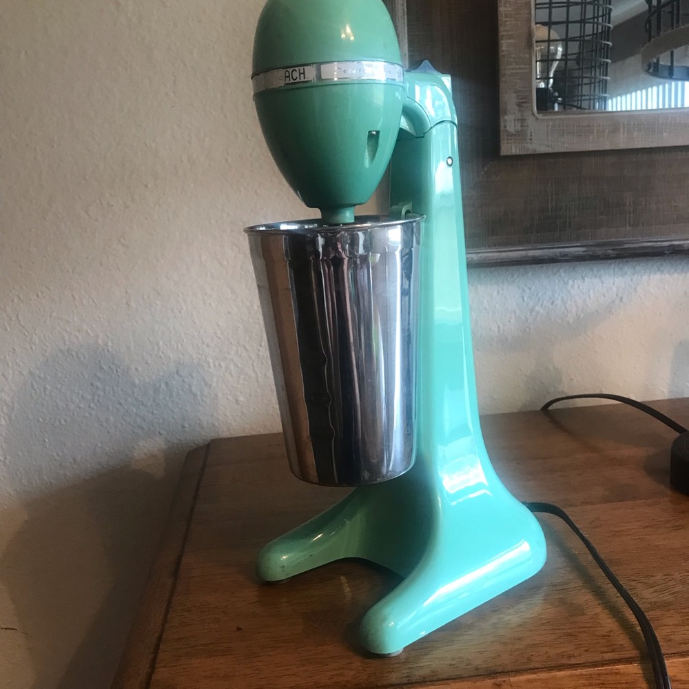 Vintage Hamilton Beach Milkshake maker Anniversary Edition in Jadite color